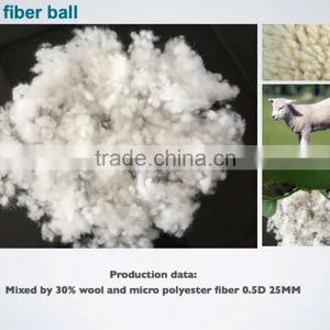 Washable Synthetic Down-like Fiber Ball Cluster Fill for Garment Jacket Bedding Pillow thumbnail-3