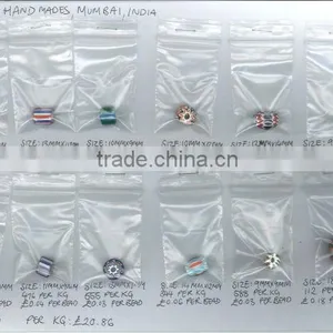 Chevron Glass Beads for Bead Stores, Jewelry Designers, Art and Crafts, thumbnail-1