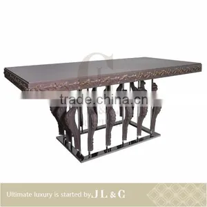 Luxury Dinning Room Handcrafted Birch Dining Table From JL&C Luxury Home Furniture thumbnail-1