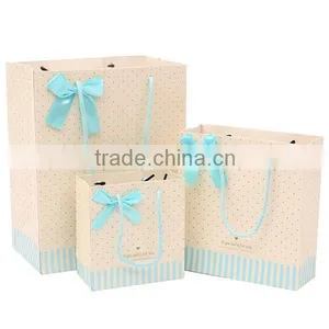 Sweet Light Color Paper Bag With Logo Print thumbnail-1