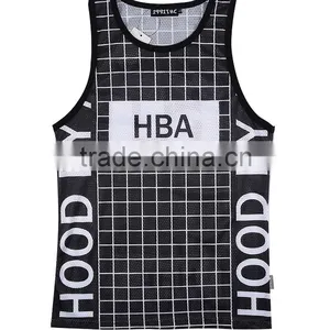 OEM & ODM Activewear Tank Tops, Stringer Tank Top&mens Tank Top& Fashion Basketball Vest thumbnail-3
