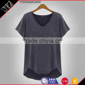 Chian Supplier Wholesale Apparel Summer Fashion Sport Clothes Lady Shirt thumbnail-1