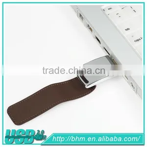 High Quality Cheap Leather Usb Flash Drive, Full Capacity Usb Disk thumbnail-2