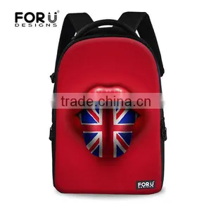 National Flag Red Lip Sexy Laptop Bags,Fashionable Laptop Bags,Backpack Laptop Bag thumbnail-2