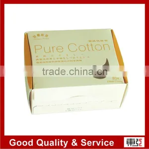 Make up Cotton Packaging Paper Box With Water Drop Pattern Pvc Window thumbnail-1