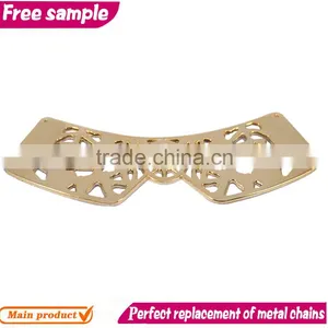 Hand Making Fake Gold Metal Decorative TPU Shoe Chain Accessory thumbnail-1