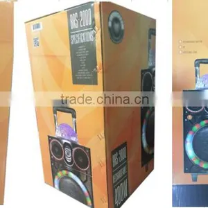 Hoxen 8" Active Bluetooth Speakers Box With Disco Ball Light Show L-212 thumbnail-2