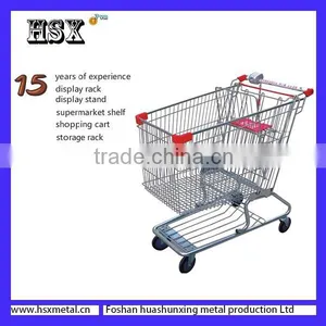 Japanese Style Powder Coated Shopping Cart HSX-1777 thumbnail-4