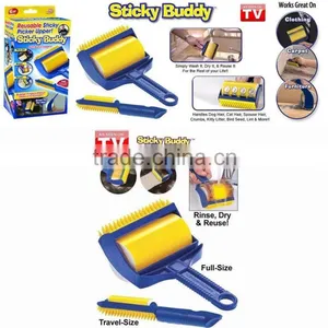 Sticky Buddy Carpets Clothes Lint Remover Cleaner Roller Brush thumbnail-1
