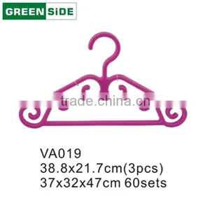 VA019 Trouser Plastic Hanger Suit Bedroom Store Coat Hanger thumbnail-2