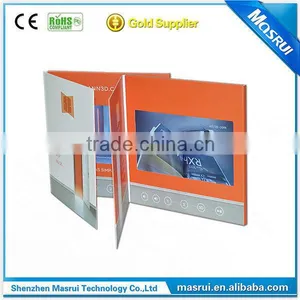 High Quality Printable Video Business Card Video Mailer Video Brochure Card for Advertising thumbnail-1