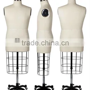 Male Upper Body Tailoring Mannequin With Collapsible Shoulder and Adjustable Stand thumbnail-1