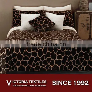 Super Soft pv Top Sherpa Back Twin Queen King Size Comforter Animal Print Quilt thumbnail-1