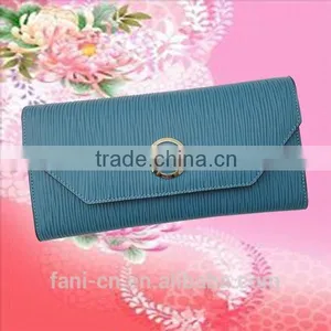 Elegant and Stylish With Snap Fastener&zipper Design Clutch Leather Wallet for Women thumbnail-4