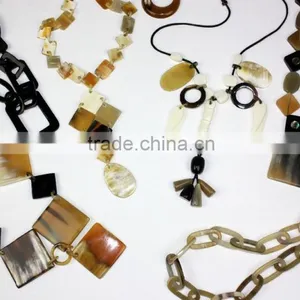 Fashio Necklace/Buffalo Horn Beaded Necklace/Fashion Jewelry/Latest Model Pendant Necklaces thumbnail-6