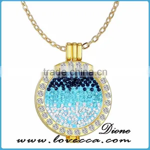 2016 Hot Sell Latest Changeable Design Pendant Necklace Diy Coin Necklace thumbnail-6