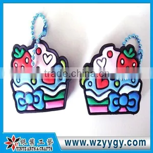 Customized Cheap Promotional Soft Pvc Key Cap thumbnail-1