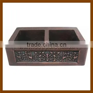 Undermount Porcelain Kitchen Sink Cheap Copper Kitchen Sinks thumbnail-2