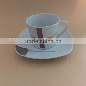 Custom Design Cup and Saucer Set Porcelain Tea Cup Sets Ceramic Cup Sets thumbnail-3