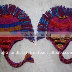 Knitted Children Mohawk Hat thumbnail-1