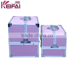 Pink Color Factory Cheap Makeup Train Case thumbnail-6