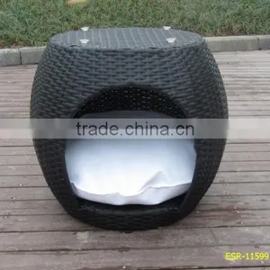 Rattan Pet Bed Basket thumbnail-1