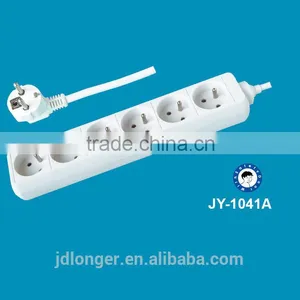 Hot Sale High Quality 6 Way Extension French Socket W/o Switch Power Strip CE 16A 220V China Socket thumbnail-3
