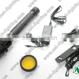Aluminium HID Torch 4500Lm Lumen 38W/50W Dual Power 1000Meters HID Xenon Torch Spot Light Tactical HID Flashlight thumbnail-1
