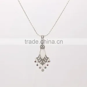92.5 Silver Jewelry Dress Pendant Sterling Silver Necklace Jewelry thumbnail-2