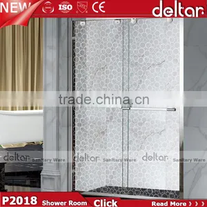 Rectangular Shape Bathroom Shower Cabin Tempered Glass Compact Enclosed Shower Room thumbnail-1