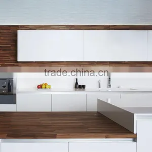 Modern Style Laminate Carcass and Lacquer Door Kitchen Cabinet 2016 thumbnail-5