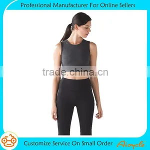 Women Gym Sports Shirts Yoga Tank Tops Sleeveless Vest Fitness Running Clothes Tank Tops thumbnail-1