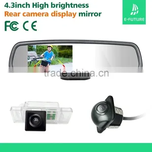 4.3inch Car Rear View Mirror Monitor With High Brightness thumbnail-1