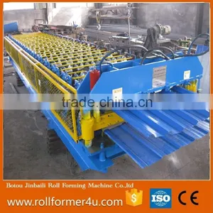 Roof Panel Step Tile Roll Forming Machine Price Double Layer Steel Roof and Wall Sheet Roller Machine thumbnail-2