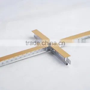 Hot Sale in Iraq H38 Wooden Color Ceiling T-bar thumbnail-2