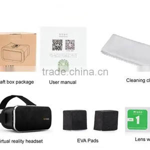 Wholesale Virtual Reality Headset For 3D Movies and Games For 4"~6.0" Phones thumbnail-6