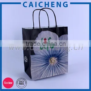 2016 Customized Printed White Kraft Paper Bag thumbnail-5