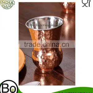Hand Pounded Bottega Copper Tumbler thumbnail-1