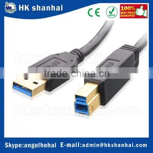 Wholesale Electronic Cable 3ft 6ft USB 3.0 SuperSpeed Printer Cable Type a to b M/m Male to Male 5 Gbps Data Usb Cable thumbnail-3