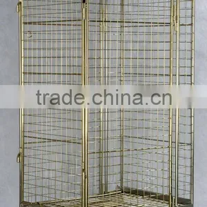 Foldable Rolling Mesh Container thumbnail-1