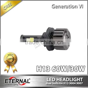 Universal Size LED Headlight Bulb Replacement H1 H3 H4 H7 H11 H13 9005 9006 880 D2S Car Automotive Led Headlight Bulb Kit thumbnail-5