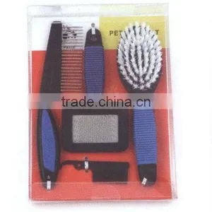 Pet Cleaning Tools Cat Grooming Comb Brush Set thumbnail-1