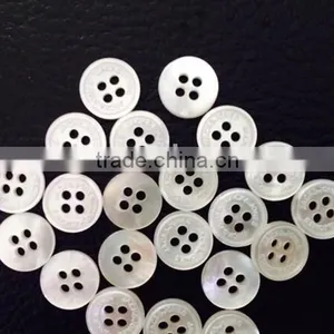 New Whitelip Mop Shell Shirt Buttons for Garment Accessories thumbnail-2