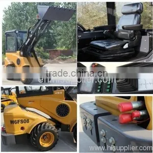 W6FD08 Boom Loader for Sale With 24.5kw Kubota/Perkins Engine thumbnail-1