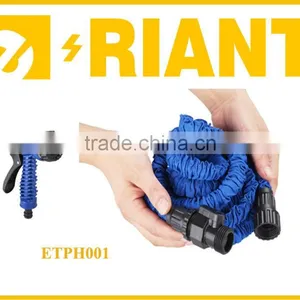 Domestic Garden Tools Latex / TPR Garden Expandable Hose With Functional Sprayer thumbnail-4