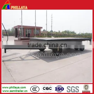 Strong Posts Flatbed Loading Deck 2 or 3 Axles Pallet Full Towing Bar Trailer thumbnail-4