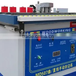 MD507 Woodworking Machine Wood Edge Bander,double Sides Rubberizing Curve and Straight Line Edge Bander Machine thumbnail-1