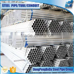 Tianjin Factory BS1387 Hot Dip Zinc Galvanized Black Pipe thumbnail-1