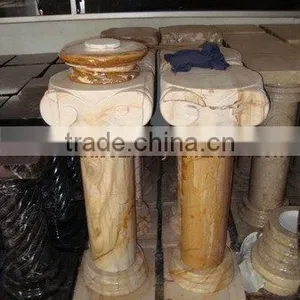 EXPORT QUALITY TEAKWOOD MARBLE PEDESTALS thumbnail-5
