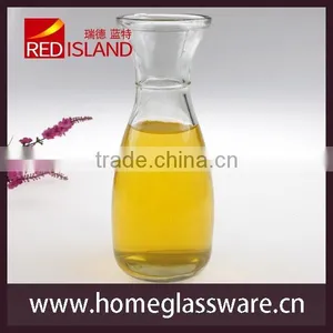 1 Liter Glass Carafe Juice Water & Wine Container for Home or Restaurant thumbnail-5